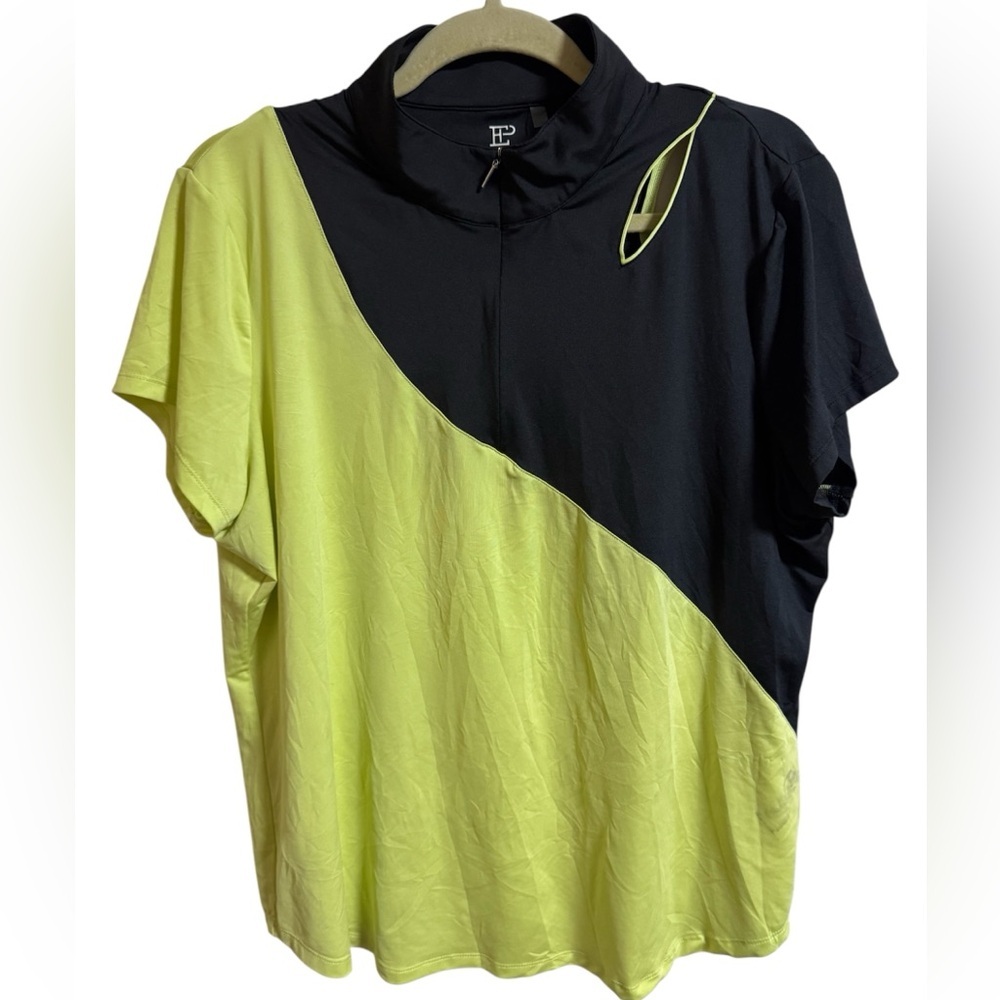 EP Pro Half Zip Colorblock Polo Shirt – XXL – Golf / Activewear Top - Picture 2 of 4